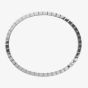 Chopard Ice Cube 18ct White Gold Half Set Diamond Bangle 858350-1005 (M)