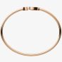 Chopard Happy Hearts 18ct Rose Gold Pink Opal & Diamond Bangle 857482-5623 (M)
