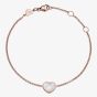 Chopard Ladies My Happy Hearts 18ct Rose Gold Mother-Of-Pearl Bracelet 85A086-5031 (18CM)