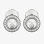Chopard Happy Diamonds 18ct White Gold 0.38ct Circle Earrings 83A017-1201