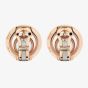 Chopard Happy Spirit 18ct Rose & White Gold 0.19ct Diamond Stud Earrings 848230-9001