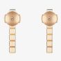 Chopard Ladies Ice Cube 18ct Rose Gold Cube Bar Dropper Earrings 837702-5001
