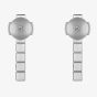 Chopard Ladies Ice Cube 18ct White Gold Half Set Diamond Cube Dropper Earrings 837702-1002