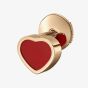 Chopard Ladies My Happy Hearts 18ct Rose Gold Carnelian Single Earring 83A086-5802
