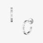 Chopard Ice Cube 18ct White Gold Mini Hoop Earrings 837702-1006