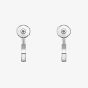 Chopard Ice Cube 18ct White Gold Mini Hoop Earrings 837702-1006