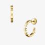 Chopard Ice Cube 18ct Yellow Gold Small Open Hoop Earrings 837702-0006