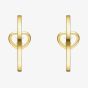 Chopard Happy Diamonds Icons 18ct Yellow Gold Diamond Heart Hoop Earrings 83A192-0301