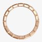 Chopard Ice Cube 18ct Rose Gold Wide Diamond Half Eternity Ring 829834-50