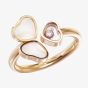 Chopard Happy Hearts Wings 18ct Rose Gold Mother Of Pearl Diamond Ring 82A083-5310 52/53