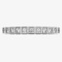 Chopard Ice Cube 18ct White Gold Diamond Half Eternity Ring 827702-12