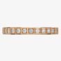 Chopard Ice Cube 18ct Rose Gold Diamond Half Eternity Ring 827702-52