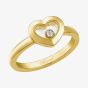Chopard Happy Diamonds Icons 18ct Yellow Gold Heart Ring 82A054-5109 (52)