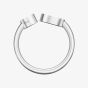 Chopard Happy Hearts 18ct White Gold Diamond Mother Of Pearl Ring 829482-1312 (54)