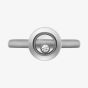 Chopard Happy Diamond Icons 18ct White Gold Diamond Circle Ring 82A017-1109 (52)