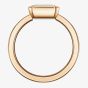 Chopard Happy Diamonds Icons 18ct Rose Gold Square Shape Diamond Ring