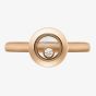 Chopard Happy Diamonds Icons 18ct Rose Gold Circle Shape Diamond Ring