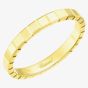 Chopard Ladies Ice Cube 18ct Yellow Gold Plain Cube Ring 827702-0199 53