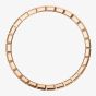 Chopard Ladies Ice Cube 18ct Rose Gold Plain Cube Ring 827702-5199
