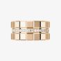 Chopard Ice Cube 18ct Rose Gold Diamond Eternity Ring 827004-504