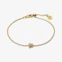 Sif Jakobs Gold Plated Astri Cubic Zirconia Star Bracelet  SJ-B2706-CZ-YG