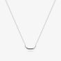 Sif Jakobs Silver Capriana Pianura Curve Bar Necklace SJ-N2600