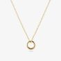 Sif Jakobs Gold Plated Selene Open Circle Pendant Necklace SJ-N2711-YG