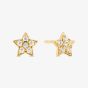 Sif Jakobs Gold Plated Astri Cubic Zirconia Star Stud Earrings SJ-E2706-CZ-YG