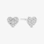 Sif Jakobs Silver Cuore Cubic Zirconia Heart Stud Earring SJ-E2705-CZ