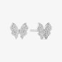 Sif Jakobs Sterling Silver Farfalla Cubic Zirconia Butterfly Stud Earrings SJ-E2700-CZ