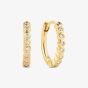 Sif Jakobs Gold Plated Sarzana Cubic Zirconia Huggies Earrings SJ-E2750-CZ-YG