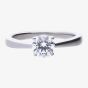 Diamonfire Sterling Silver 1.00ct Round Cubic Zirconia Ring R3752