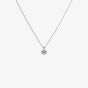 Diamonfire Silver Bezel Set 1.50ct Round Cubic Zirconia Pendant Necklace P4644