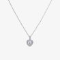 Diamonfire Sterling Silver Heart Cubic Zirconia Necklace P4616