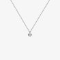 Diamonfire Sterling Silver 0.50ct Bezel Set Cubic Zirconia Solitaire Necklace P4641