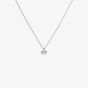 Diamonfire Sterling Silver 2.00ct Bezel Set Cubic Zirconia Solitaire Necklace P4645