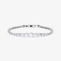 Diamonfire Silver Graduated Cubic Zirconia Tennis Bracelet B5203