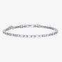 Diamonfire Silver Mixed Cut Cubic Zirconia Tennis Bracelet B5259