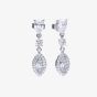 Diamonfire Silver Marquise Cut Cubic Zirconia Dropper Earrings E5785
