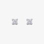 Diamonfire Silver 2mm Cubic Zirconia Stud Earrings E6304