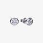 Diamonfire Silver 0.75ct Round Cubic Zirconia Stud Earrings E6626