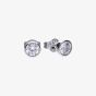 Diamonfire Silver 0.50ct Round Cubic Zirconia Stud Earrings E6628