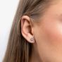 Diamonfire Silver 0.25ct Round Cubic Zirconia Stud Earrings E6630