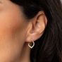 Diamonfire Gold Plated Cubic Zirconia Twist Earrings E6709