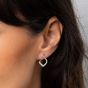 Diamonfire Sterling Silver Cubic Zirconia Twist Earrings E6708