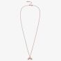 Olivia Burton Rainbow Rose Gold Tone Necklace OBJRBN03