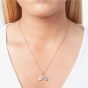 Olivia Burton Rainbow Rose Gold Tone Necklace OBJRBN03