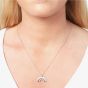 Olivia Burton Rainbow Silver Tone Necklace OBJRBN01