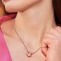 Olivia Burton Classic Entwine Stainless-Steel and Rose Gold Tone Necklace 24100003