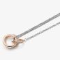 Olivia Burton Classic Entwine Stainless-Steel and Rose Gold Tone Necklace 24100003